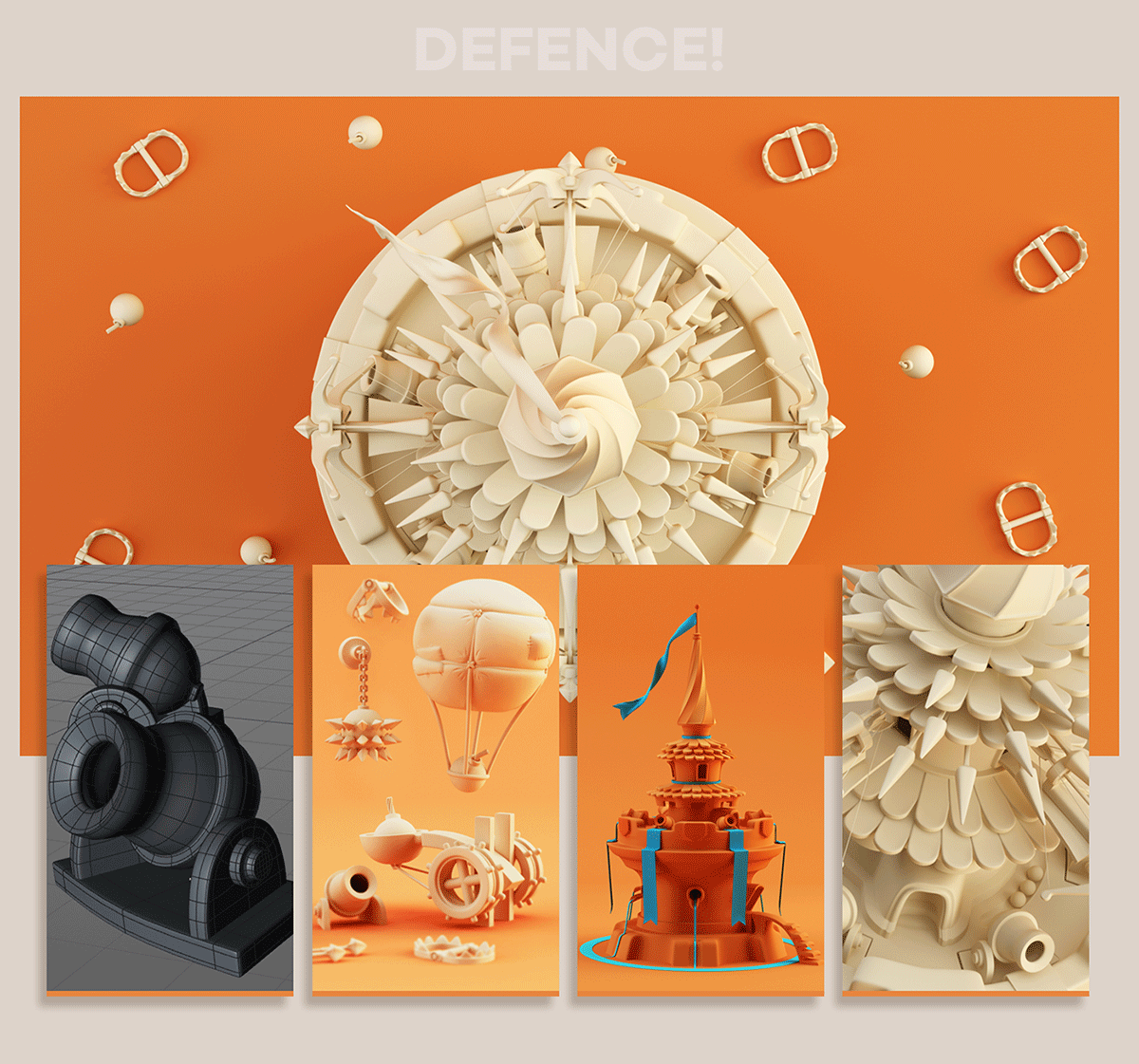 “Moguaiguz”家具品牌設(shè)計(jì)形象  渲染模型展示